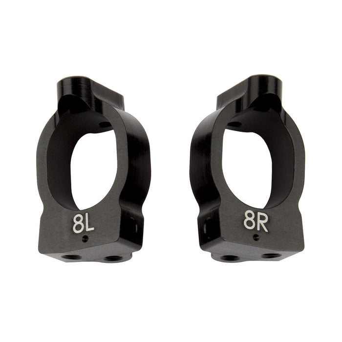 Caster Blocks, 8 deg. for Team Associated RC10B74 FT 4WD 1/10