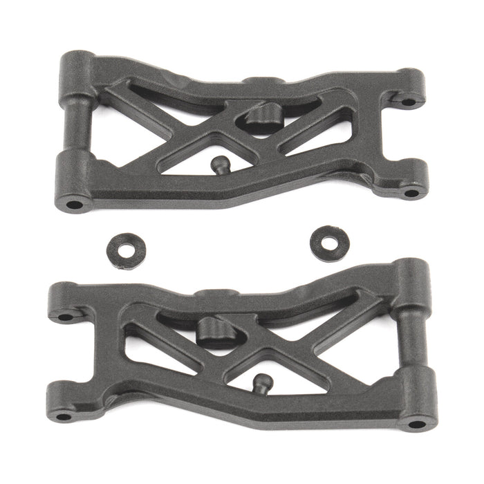 Front Suspension Arms for Team Associated RC10B74 FT 4WD 1/10 (Carbon Fiber)