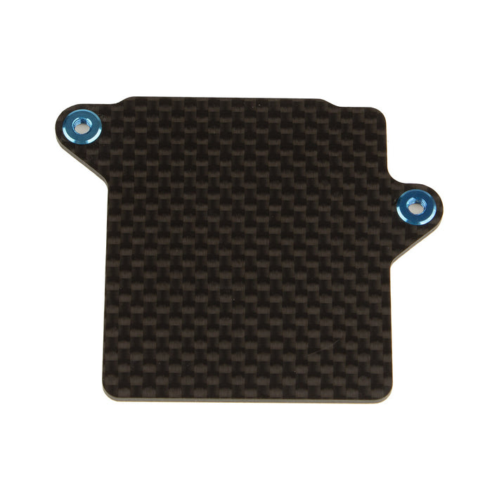 ESC Tray, Chassis V2 for Team Associated RC10B74.1 FT 1/10 (Koolstofvezel)