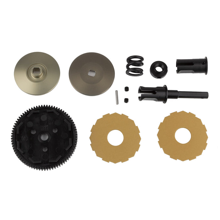 Slipper Hub Set, 2-pad for Team Associated RC10B74.1 1/10