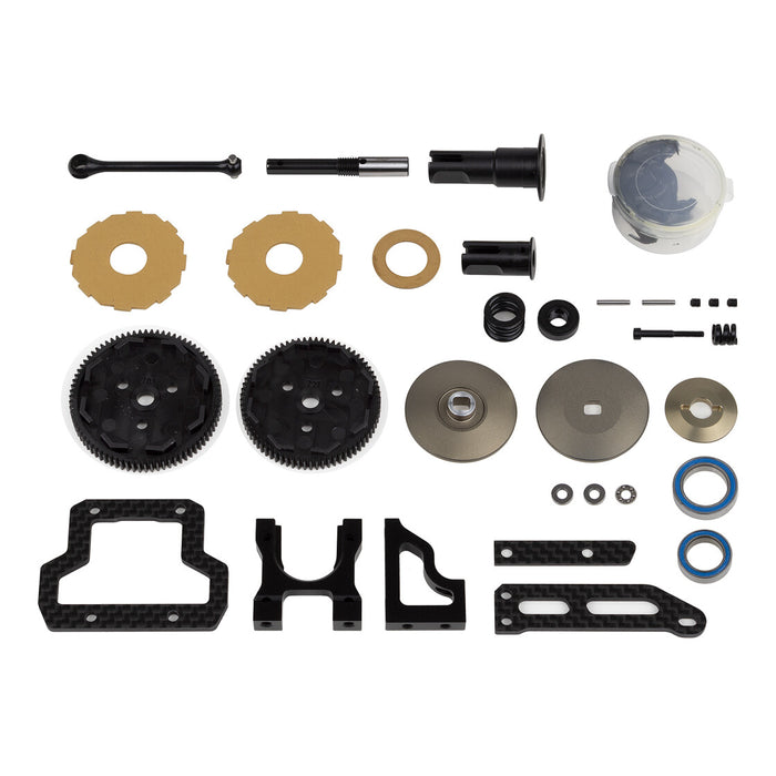 Decoupled Slipper Clutch Conversion Kit for Team Associated RC10B74.2 FT 1/10