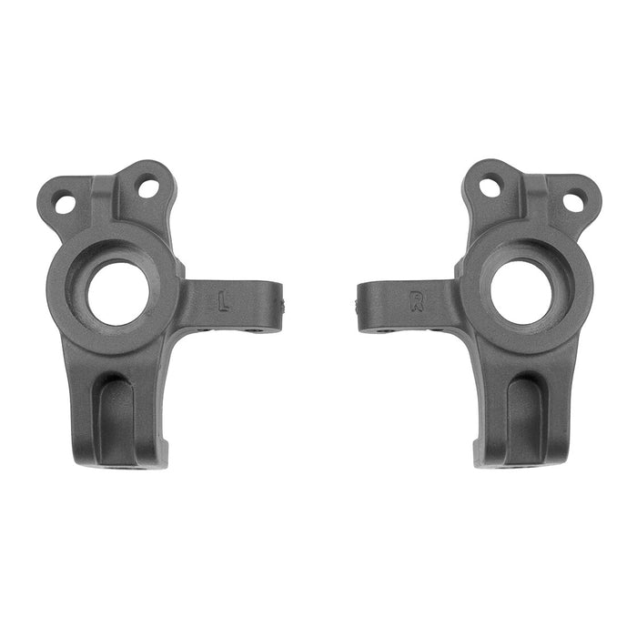 Carbon Steering Blocks, Adjustable KPI for Team Associated RC10B84 FT 1/10