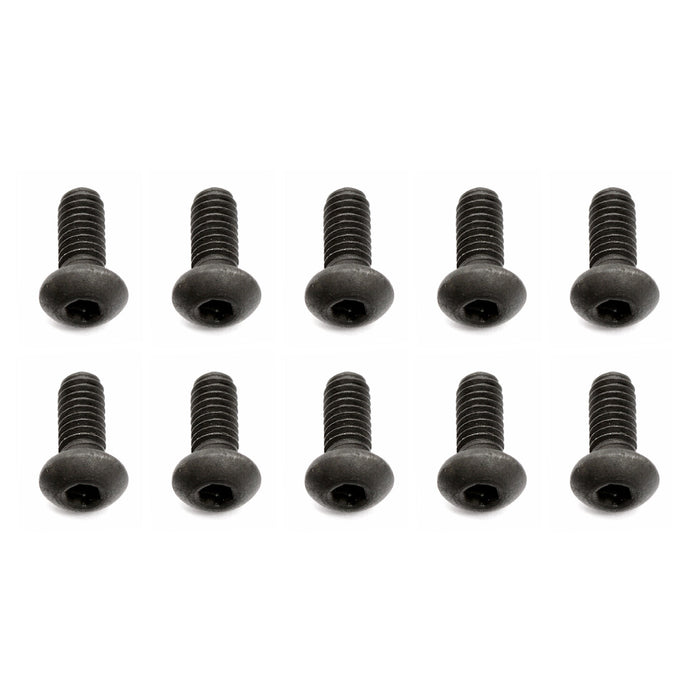 Screws, 2.5x0.45x6mm BHCS for Team Associated RC10B6.1 1/10