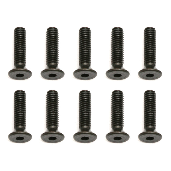 Screws, 2.5x10mm FHCS for Team Associated RC10B64 4WD 1/10