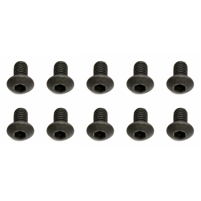 Screws, 3x0.5x5mm BHCS for Team Associated RC10B6.1 1/10