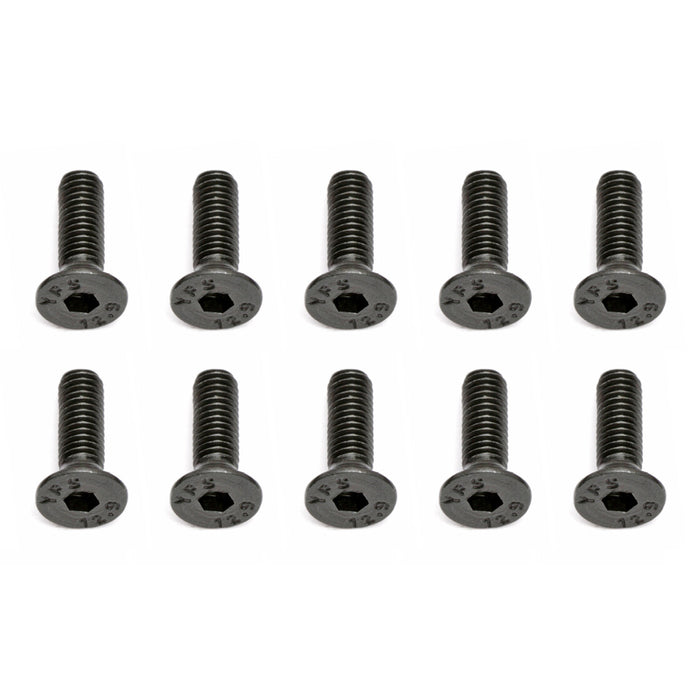 Screws, 3x10mm FHCS for Team Associated RC10B6 1/10
