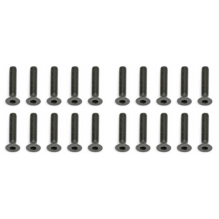 Screws, 3x16mm FHCS for Team Associated RC10B6 1/10