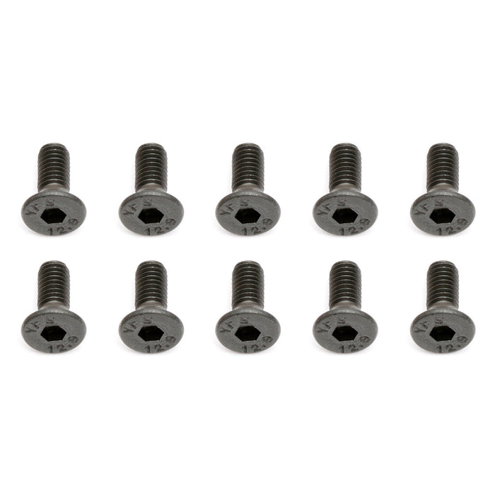Screws, 3x8mm FHCS for Team Associated RC10B6 1/10