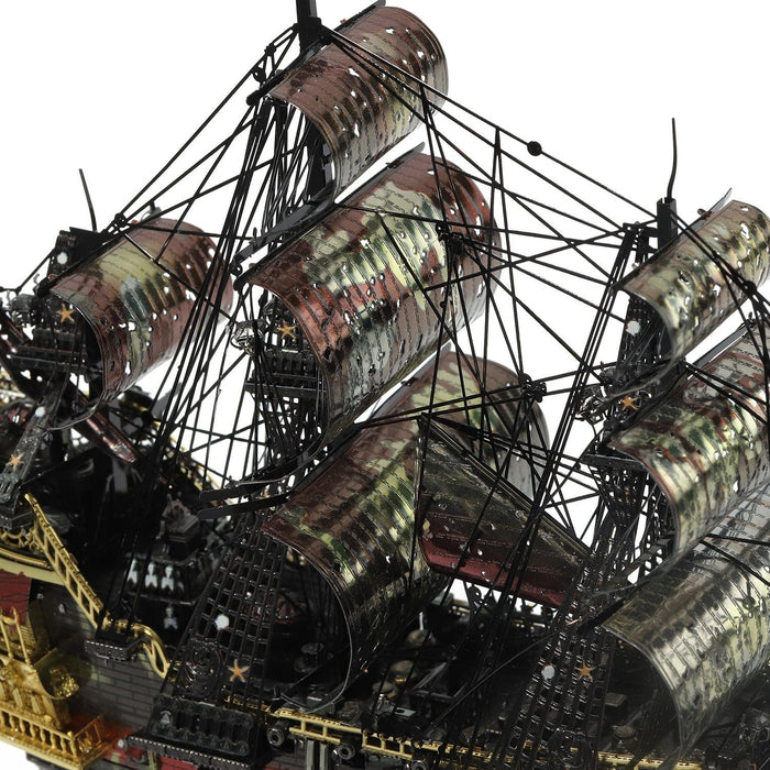 The Queen Anne's Revenge 3D Model (4 Roestvrij Staal) Bouwset Piececool 