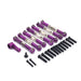 Tie Rod & Servo Arm Set of WLtoys 1/12, 1/14 (Metaal) Onderdeel upgraderc Purple 