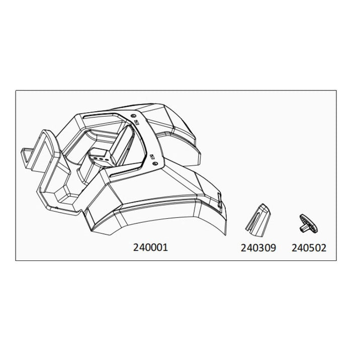 Cross RC Main Cab Body Shell Kit for TL4 1/8