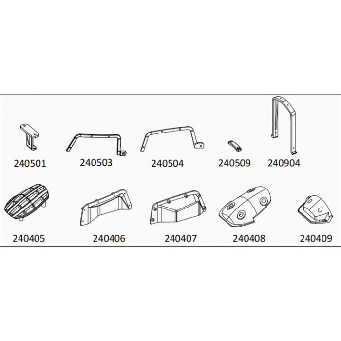 Cross RC Front Compartment Lid for TL4 1/8 (Plastic)