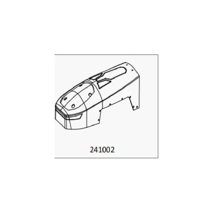 Cross RC Front Compartment Cover for TL4 1/8 (PC, Red)