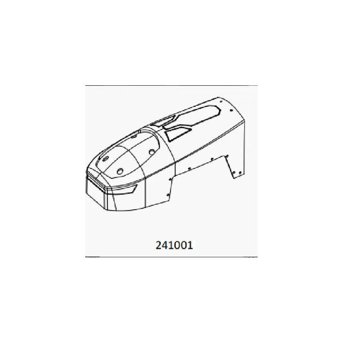 Cross RC PC Transparent Front Compartment Cover for TL4 1/8