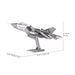 Tornado Fighter Jet 3D Model (83 Roestvrij Staal) Bouwset Piececool 