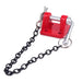 Tow Hook for Crawler 1/10 Onderdeel upgraderc Tow bar with mount and chain red 