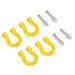 Tow hooks (Metaal) Onderdeel upgraderc Yellow 
