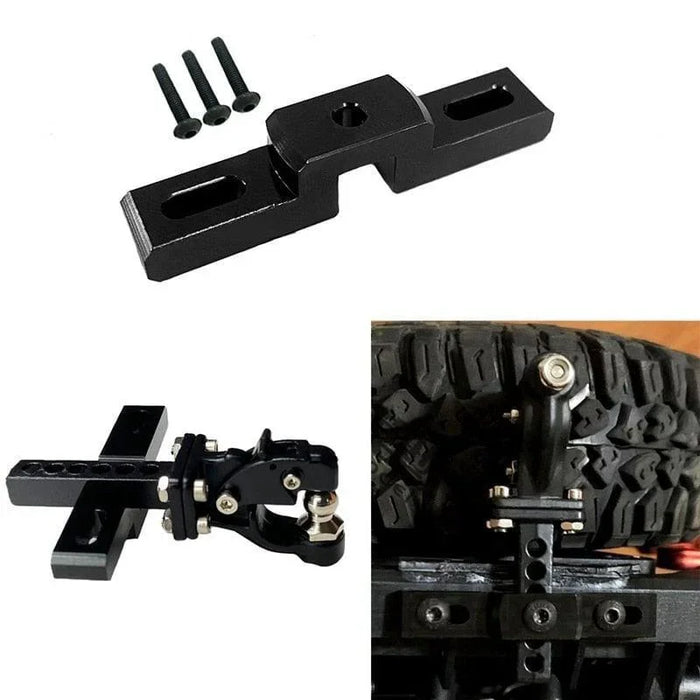 Scaffale Da Tetto In Alluminio Per Auto RC Scala 1/8 1/10 – Per SCX10 TRX4 Capra FJ40 - Foto 1