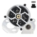 Transmission Case Center Gearbox for Axial Wraith 1/10 (Aluminium) Onderdeel New Enron Silver 