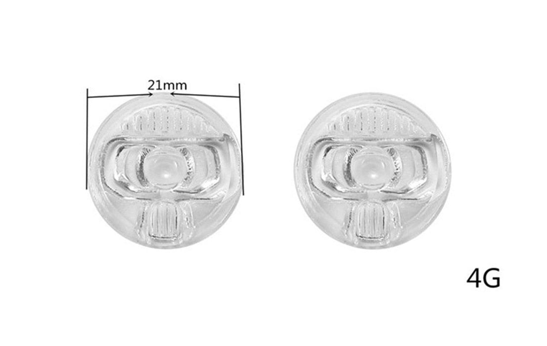 Transparent Headlight Cover for Axial SCX10 III Wrangler 1/10 (Plastic) - upgraderc
