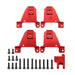 TRX4 Adjustable Shock tower mounts #8216 (Aluminium) Onderdeel Injora Red 