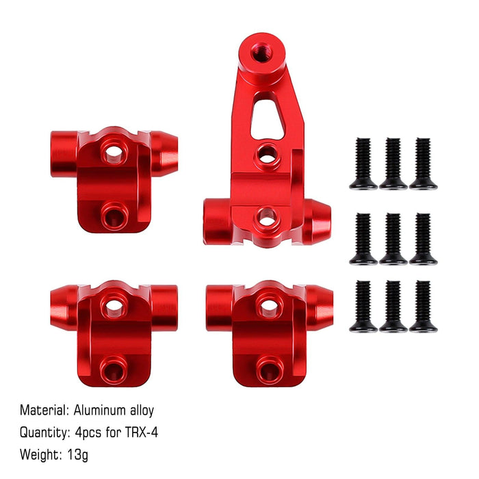 TRX4 Axle mount set (Aluminium) #8227 Onderdeel Injora Red 