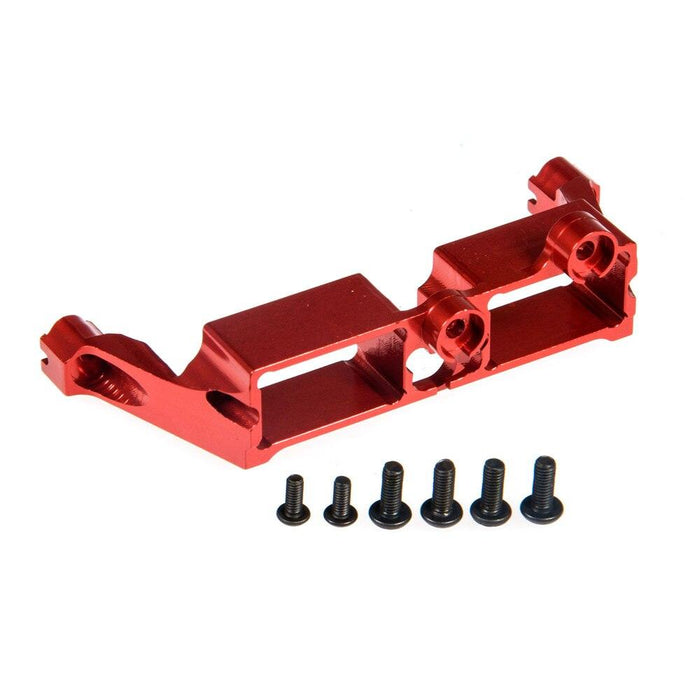 TRX4 Differential lock servo mount (Aluminium) Onderdeel Yeahrun Red 