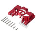 TRX4 Gearbox mount (Aluminium) Onderdeel Injora Red 