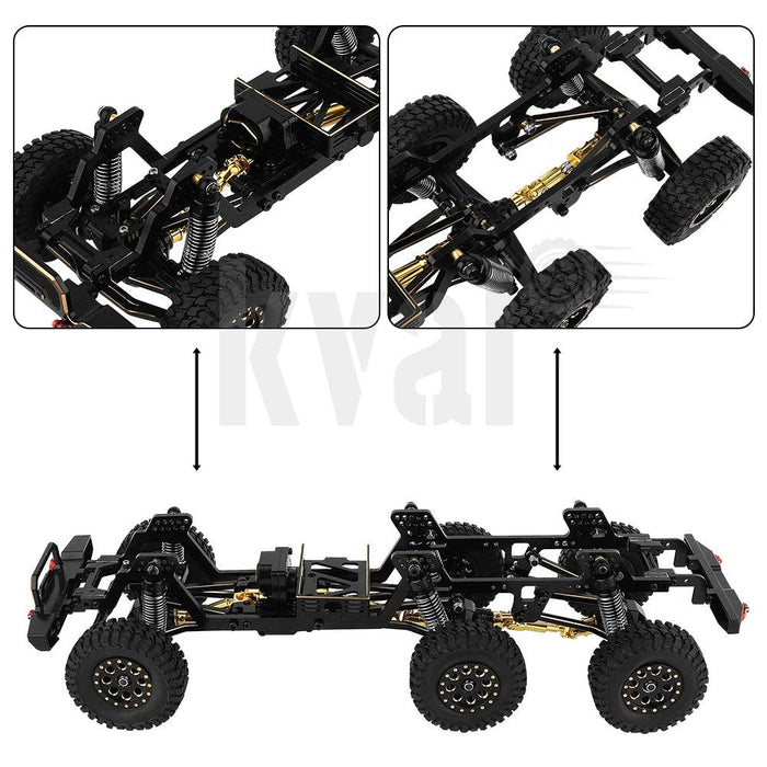TRX4M 1/18 6x6 DIY Chassis Frame Kit (Roller) - upgraderc