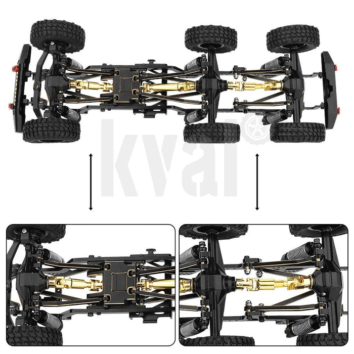 TRX4M 1/18 6x6 DIY Chassis Frame Kit (Roller) - upgraderc