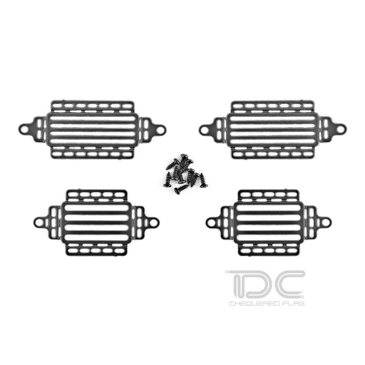 Turn Lights Grille Cover Set for WPL D12 1/10 (Metaal) - upgraderc