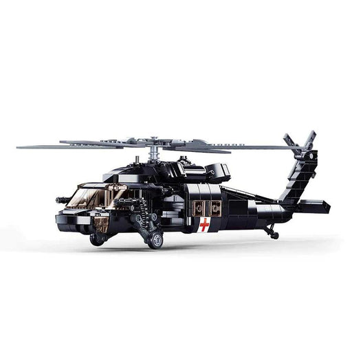 UH-60 Hawk Rescue Helicopter Model Building Blocks (692 stukken) - upgraderc