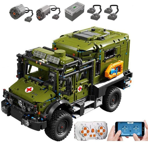 Unimog Rescue Vehicle Building Blocks (3850 stukken) - upgraderc