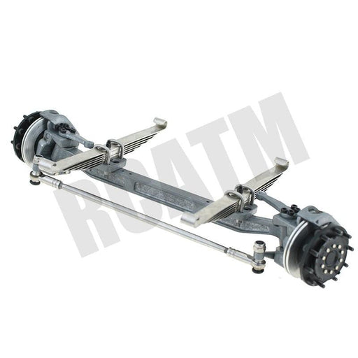 Unpowered Front Axle w/ Inclination for Tamiya Truck 1/14 (Metaal) Onderdeel RCATM 