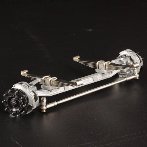 Unpowered Front Axle w/ Inclination for Tamiya Truck 1/14 (Metaal) Onderdeel RCATM for scania 