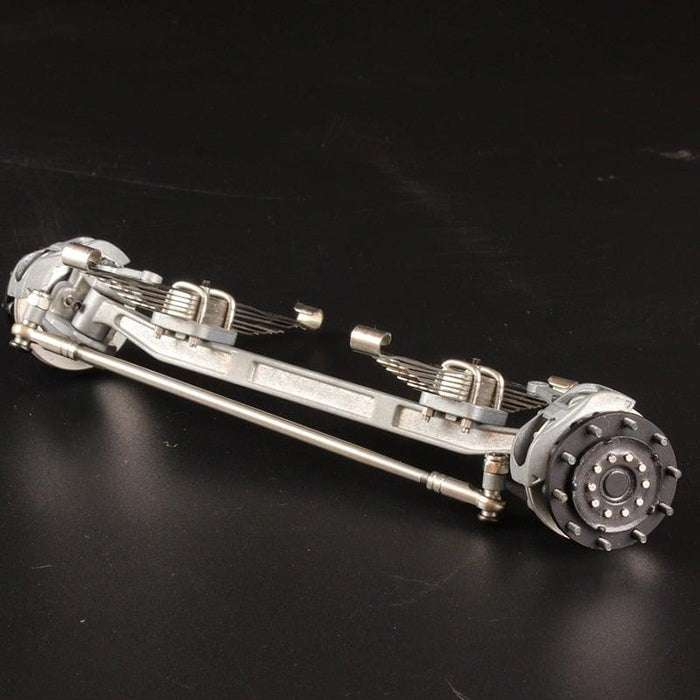 Unpowered Front Axle w/ Inclination for Tamiya Truck 1/14 (Metaal) Onderdeel RCATM for benz 