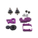 Upgrade Gear Set w/ Gear Dust Cover for WLtoys 1/12, 1/14 (Metaal) Onderdeel upgraderc Purple 