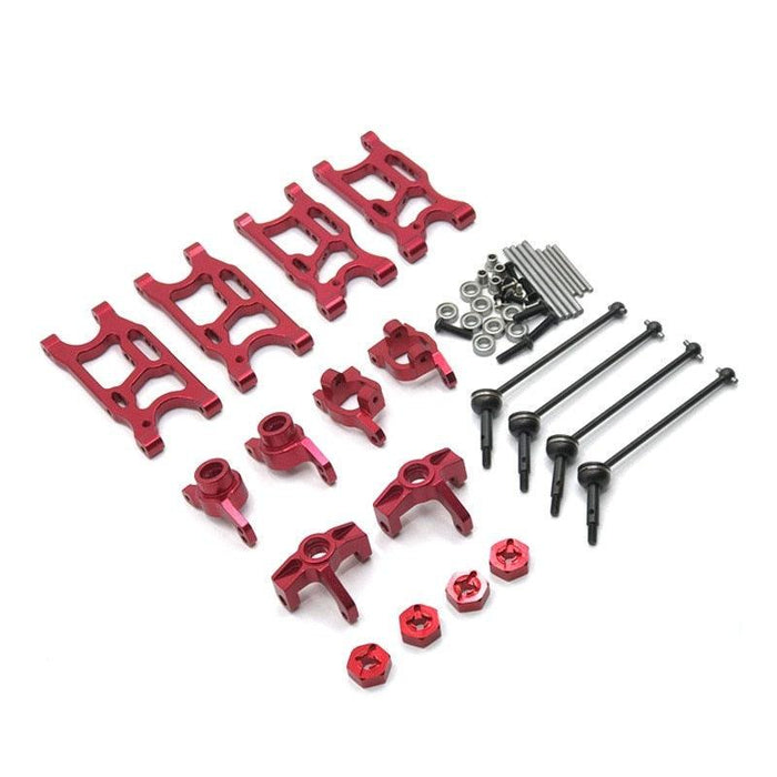 Upgrade Parts Kit for WLtoys 1/12, 1/14 (Metaal) Onderdeel upgraderc Red 