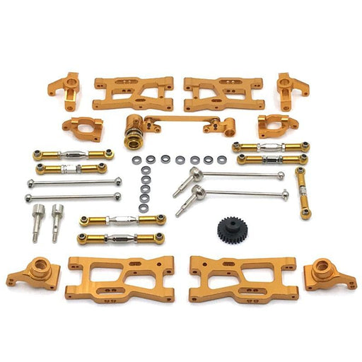 Upgrade Parts Kit for WLtoys 1/12, 1/14 (Metaal) Onderdeel upgraderc Gold 