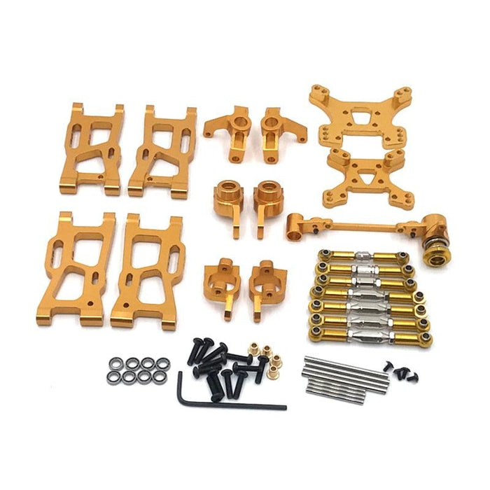 Upgrade Parts Kit for WLtoys 1/12, 1/14 (Metaal) Onderdeel upgraderc Gold 