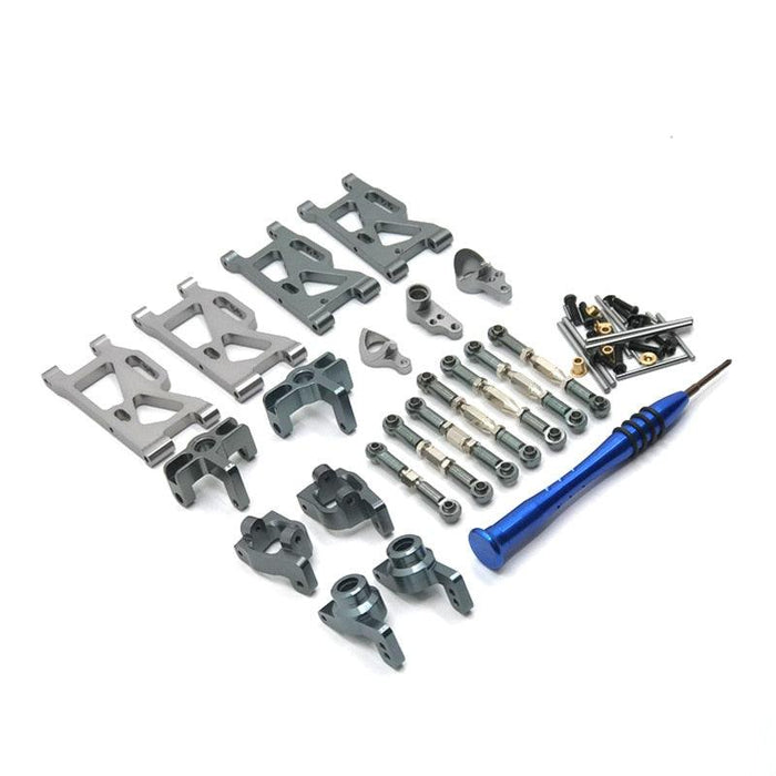 Upgrade Parts Kit for WLtoys 1/12, 1/14 (Metaal) Onderdeel upgraderc Titanium 