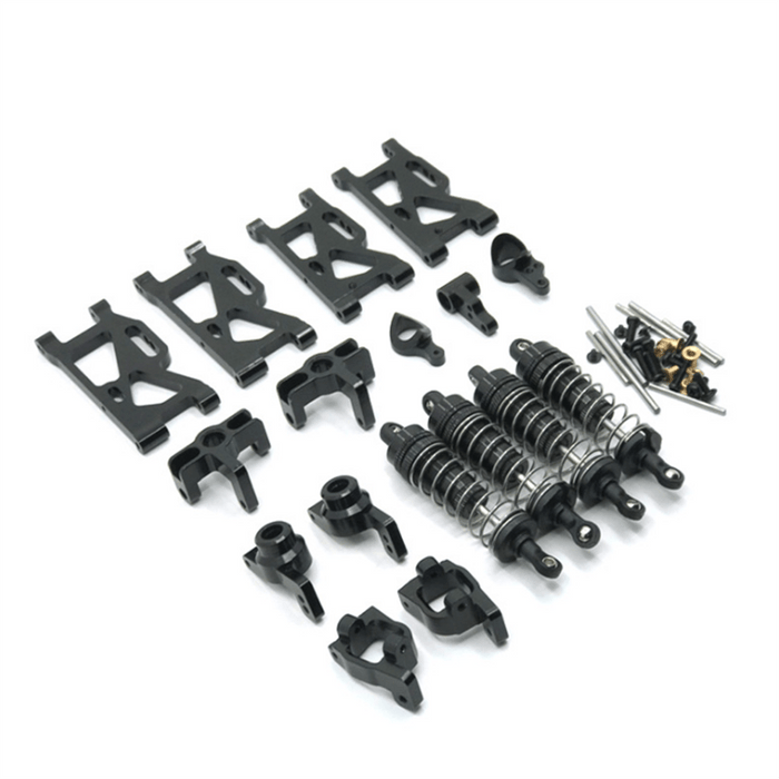 Upgrade Parts Kit for WLtoys 1/12, 1/14 (Metaal) Onderdeel upgraderc black 