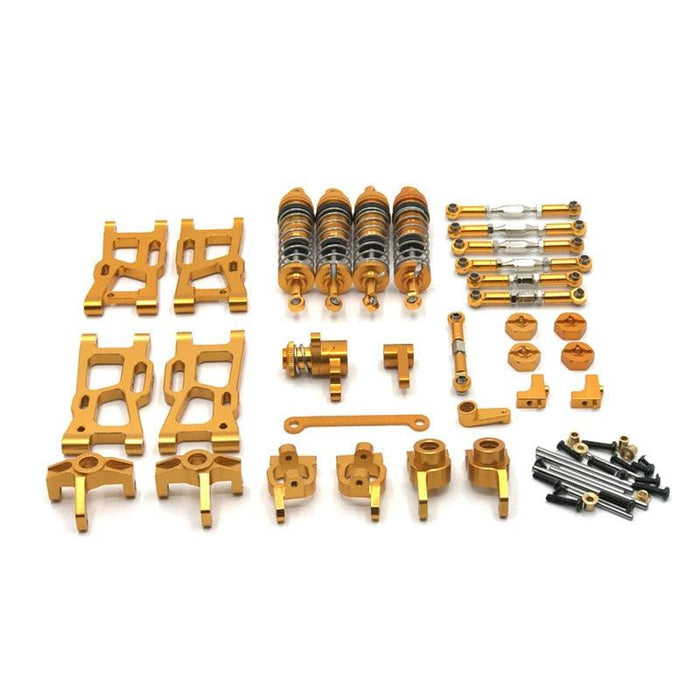 Upgrade Parts Kit for WLtoys 1/12, 1/14 (Metaal) Onderdeel upgraderc Gold 