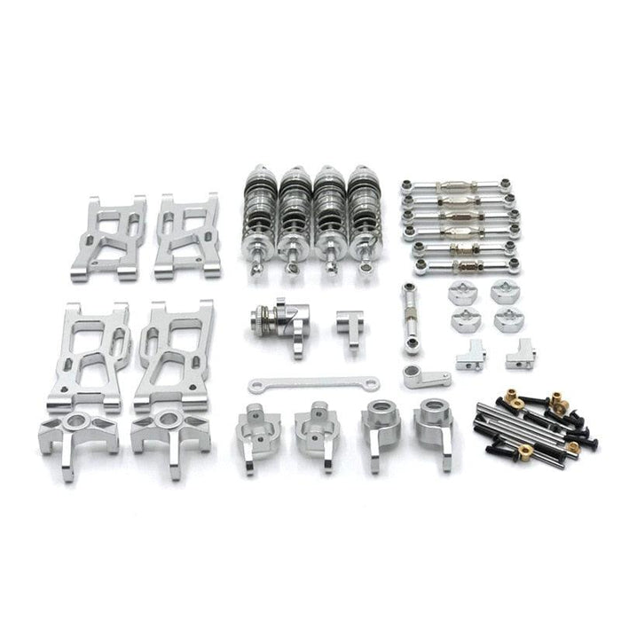 Upgrade Parts Kit for WLtoys 1/12, 1/14 (Metaal) Onderdeel upgraderc Silver 