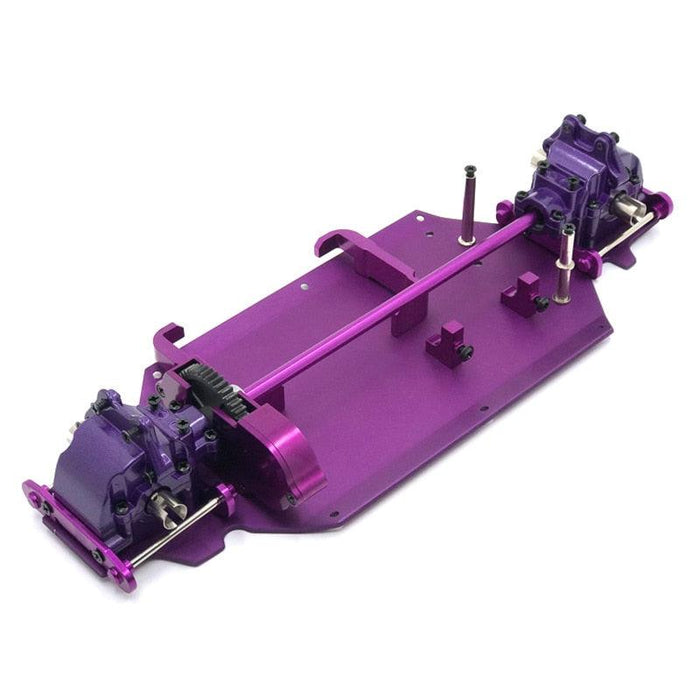 Upgrade Parts Kit for WLtoys 1/14 (Metaal) Onderdeel upgraderc Purple 