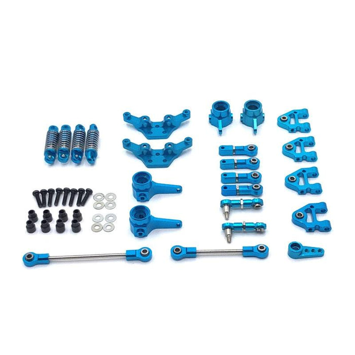 Upgrade Parts Kit for WLtoys 1/28 (Metaal) Onderdeel upgraderc Blue 
