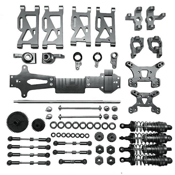 Upgrade Parts Kit for WLtoys 144001 (Metaal) Onderdeel upgraderc Titanium 