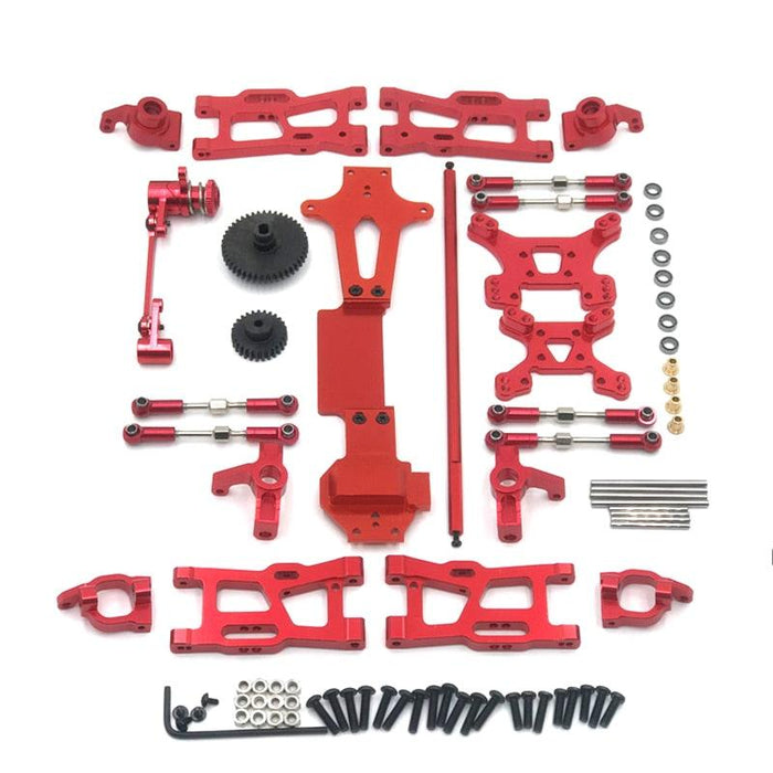 Upgrade Parts Kit for WLtoys 144001 (Metaal) Onderdeel upgraderc Red 