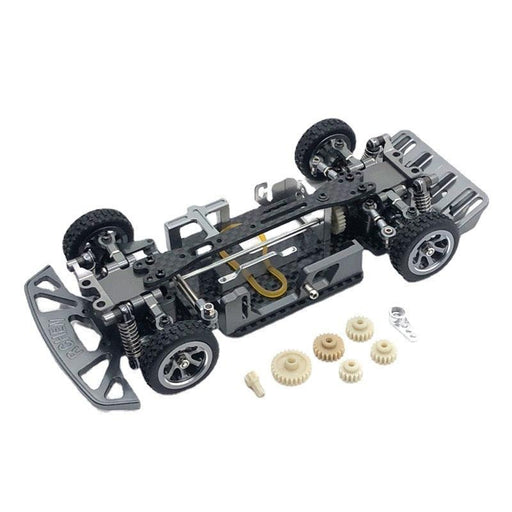 Upgraded Whole Car Frame, With Gear for WLtoys 1/28 Onderdeel upgraderc Gray 