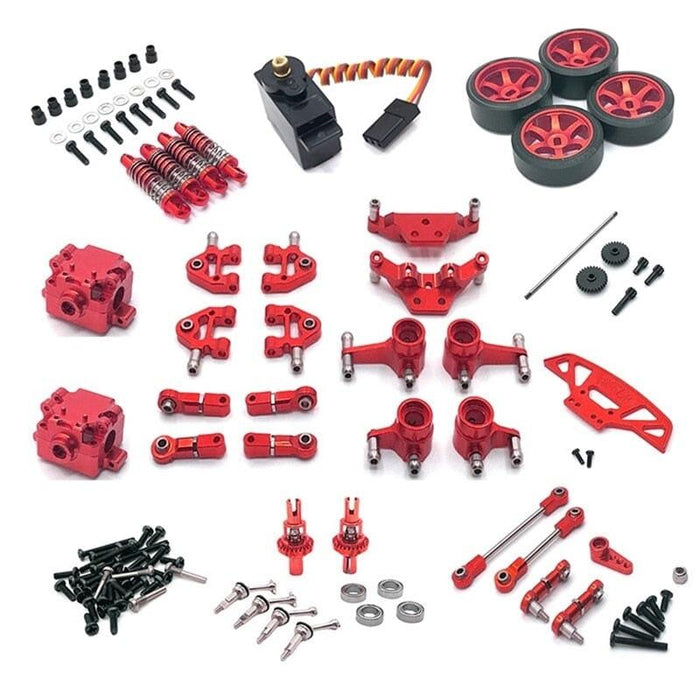 Upgrades Parts Kit for Wltoys 1/28 (Metaal) Onderdeel upgraderc Red 